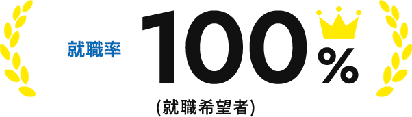 就職率100%