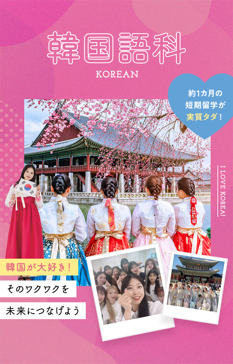 韓国語科 韓国が大好き！そのワクワクを未来につなげよう